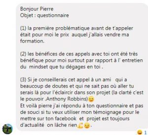 témoignage analyse stratégique