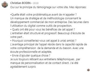 Témoignage Christian analyse stratégique gratuite